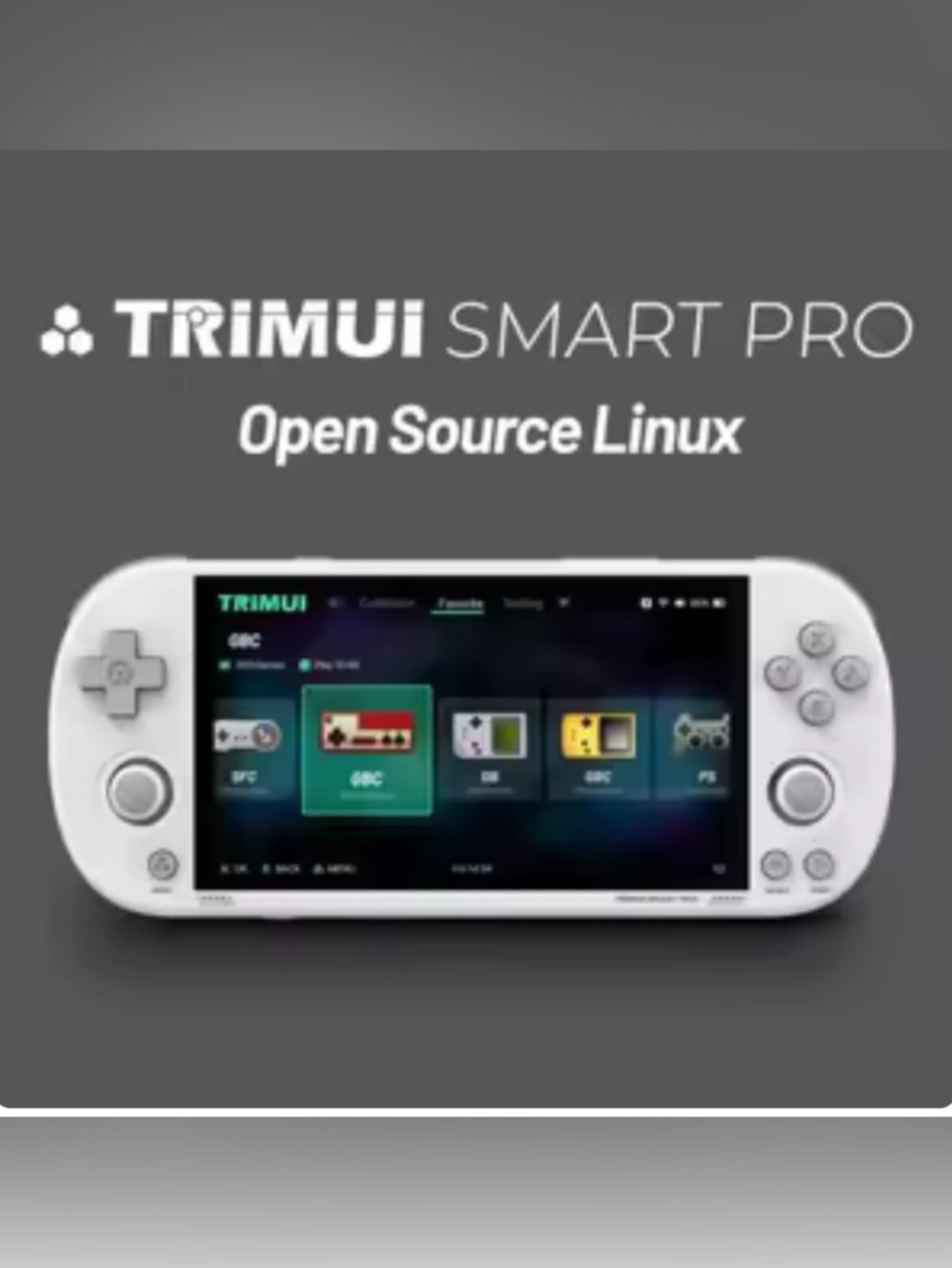 Smart Pro Handheld Gaming Console - White